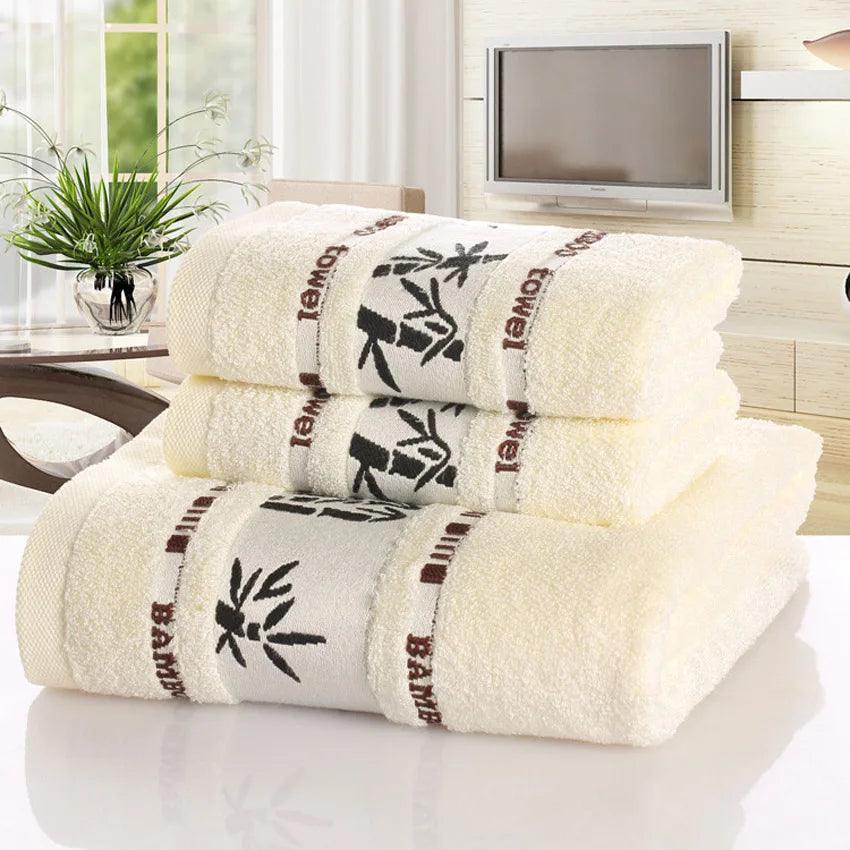 Kit Toalhas 100% Fibra De Bambu 3 Peças - Evelle