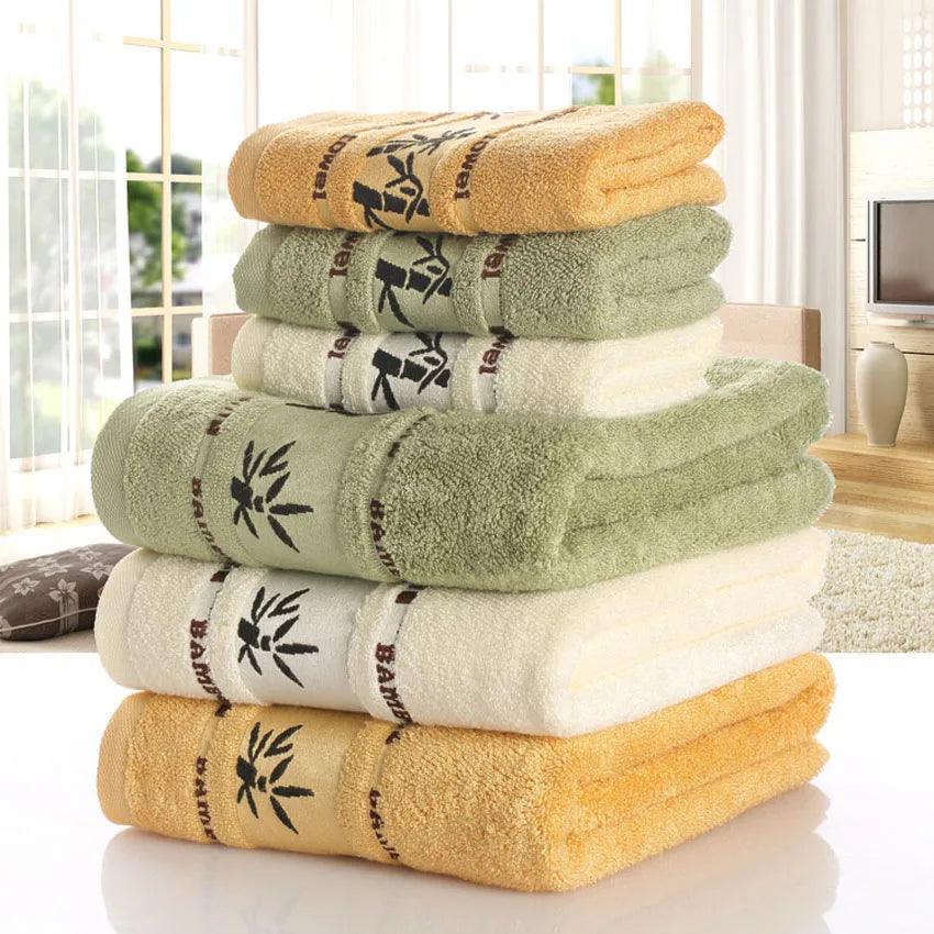 Kit Toalhas 100% Fibra De Bambu 3 Peças - Evelle