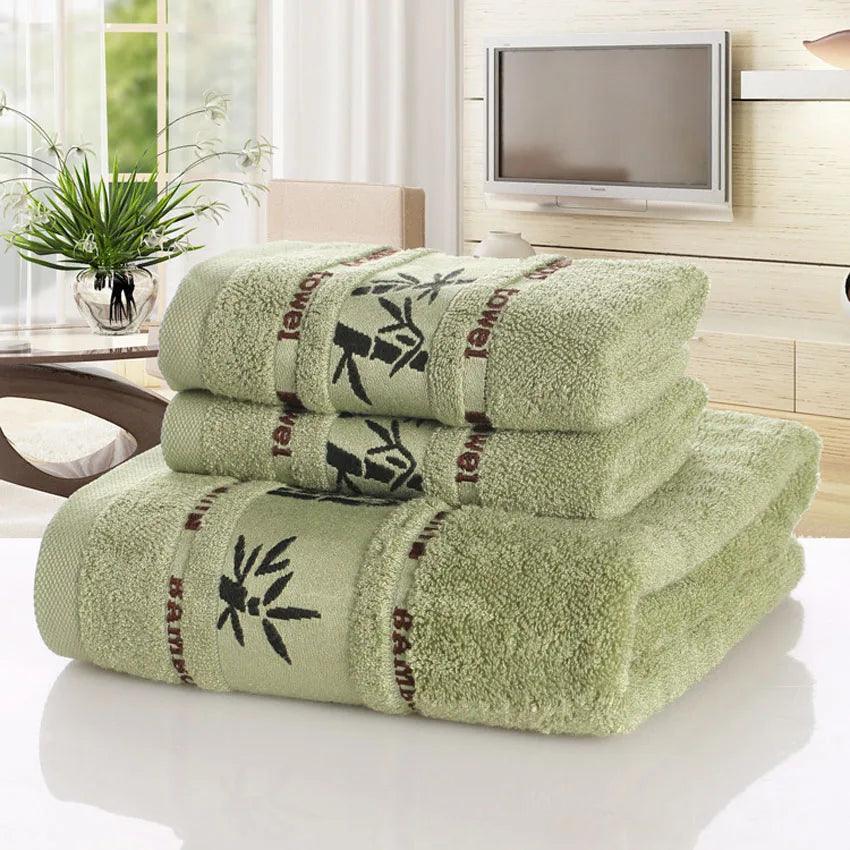 Kit Toalhas 100% Fibra De Bambu 3 Peças - Evelle