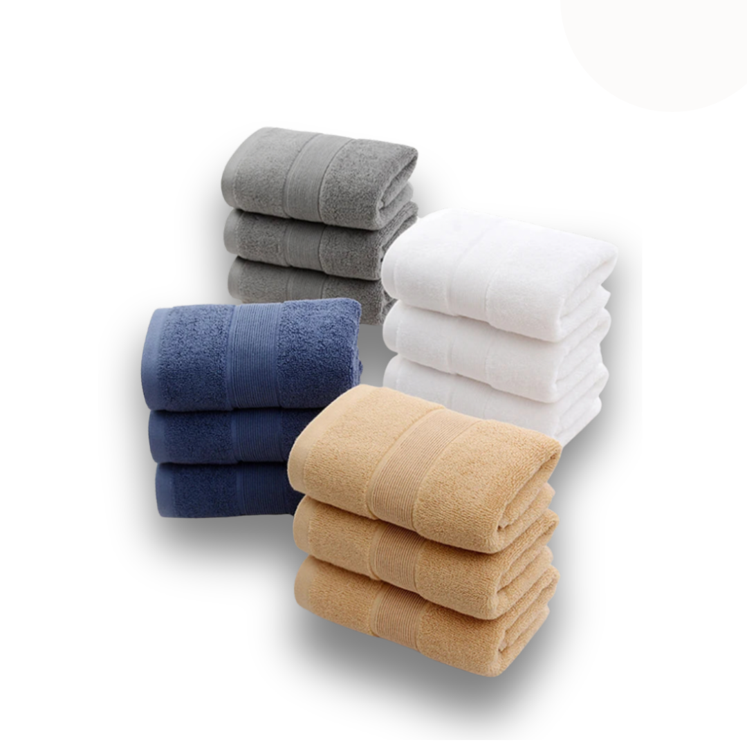 Toalha de Rosto Ulta Absorvente Evele® 100% Algodão (2 UNIDADES)