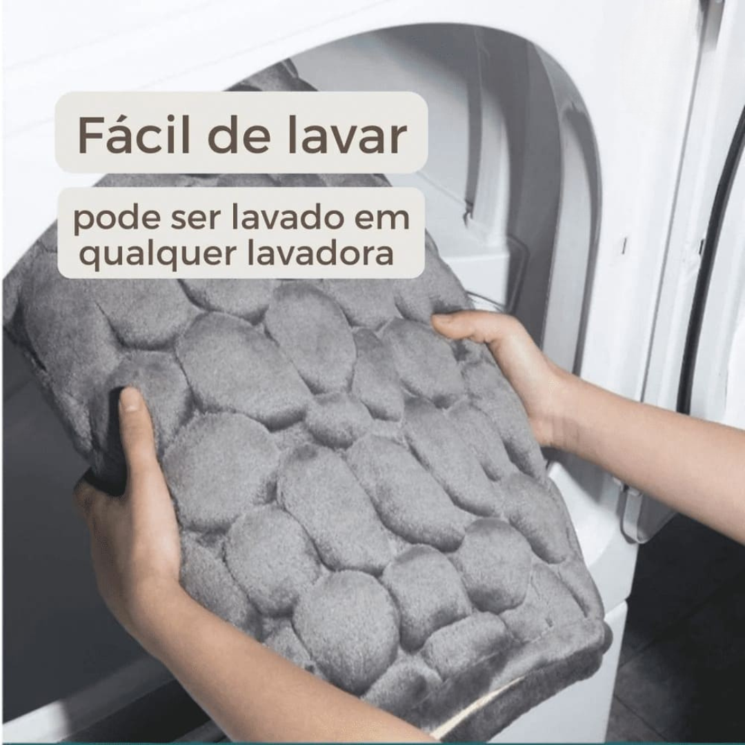 Conjunto para Banheiro Antiderrapante 2 Peças - Evelle
